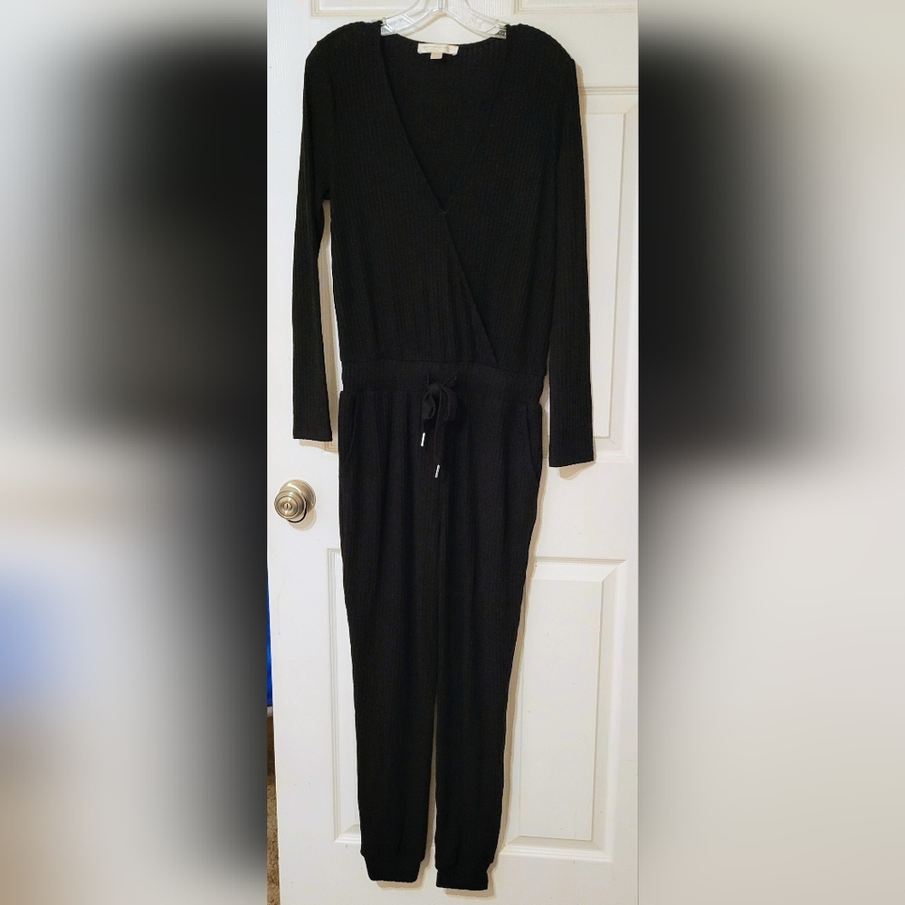 Spiritual Gangster long black jumpsuit size small.